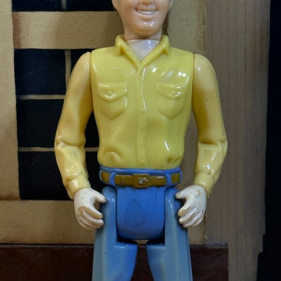 Fisher-Price Vintage 1990's Loving Family Home Dad Father for Dollhouse 6 Inches - Picture 4 of 9